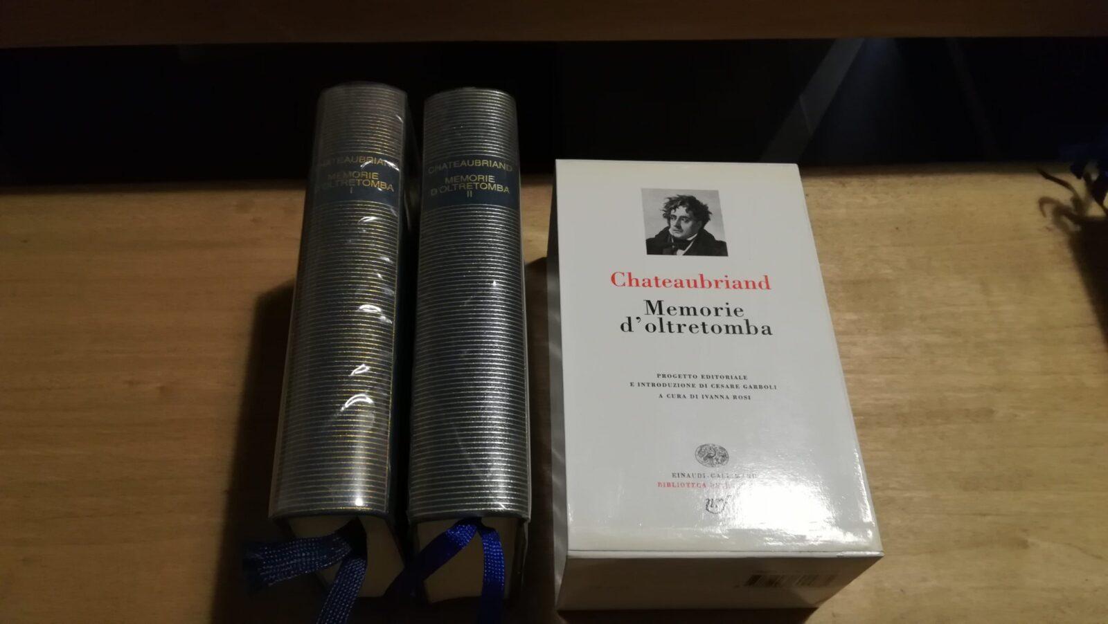 Chateaubriand - Memorie d'oltretomba 2 voll - Einaudi Gallimard