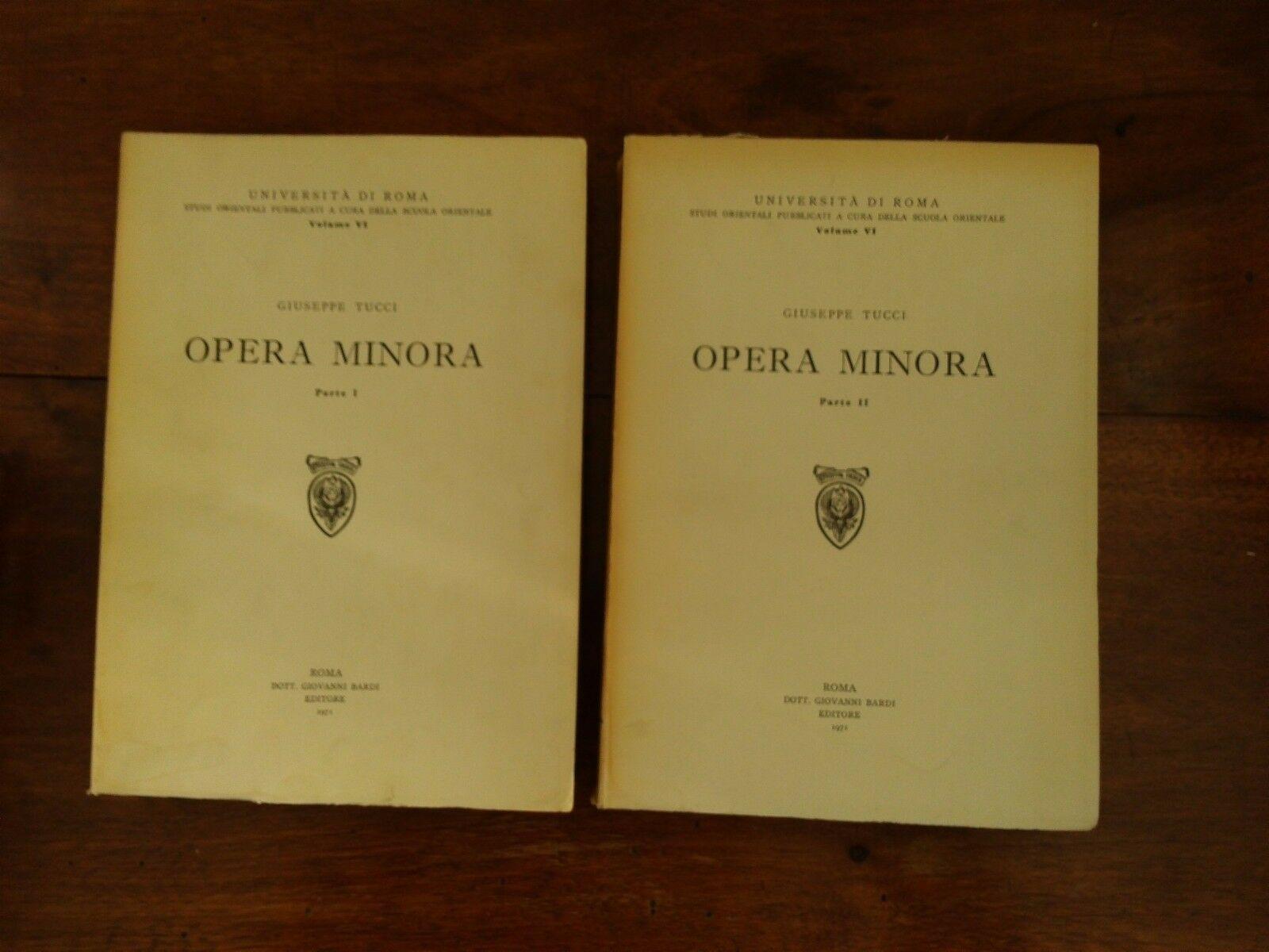 Giuseppe Tucci - Opera Minora - Dott. Giovanni Bardi editore